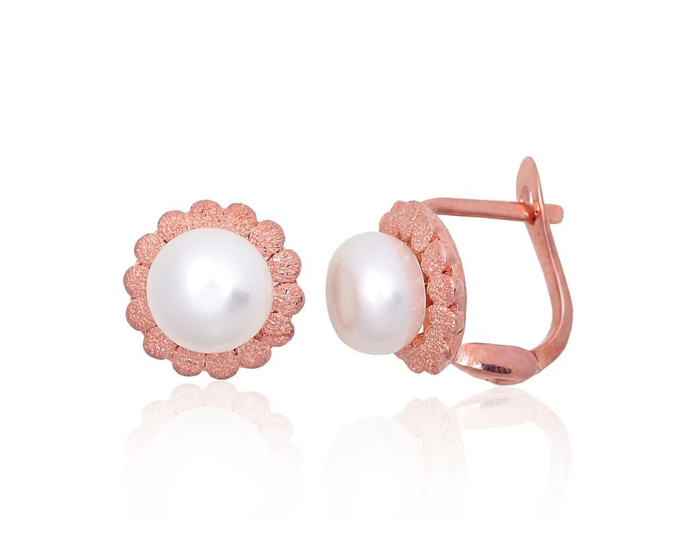 Gold Plated Silver Earrings with English Clasp A2203840PAuRPE