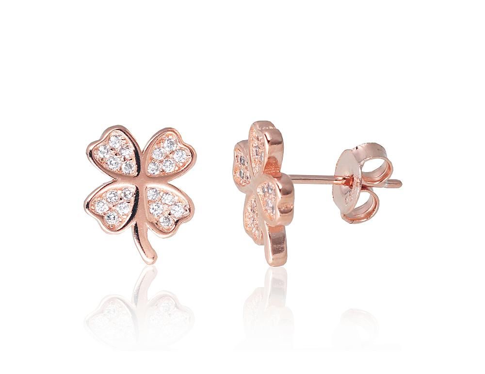 Gold Plated Silver Earrings A2203675PAuRCZ