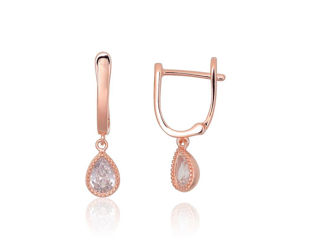 Gold Plated silver earrings with Lever backs A2203751PAuRCZ