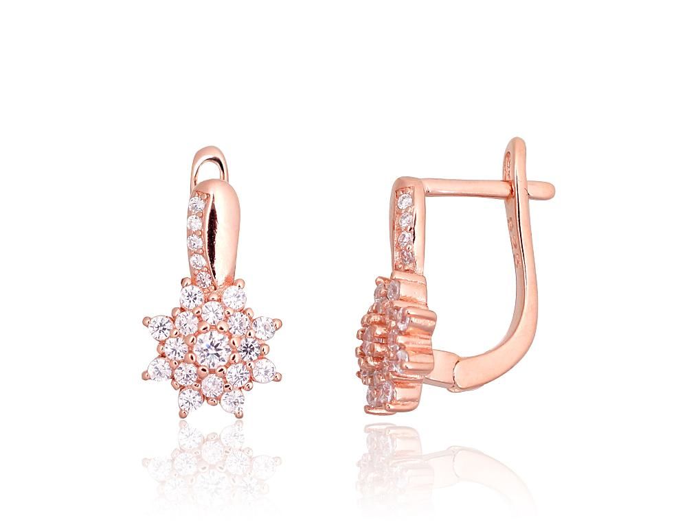 Gold Plated Silver Earrings English Clasp A2203766PAuRCZ