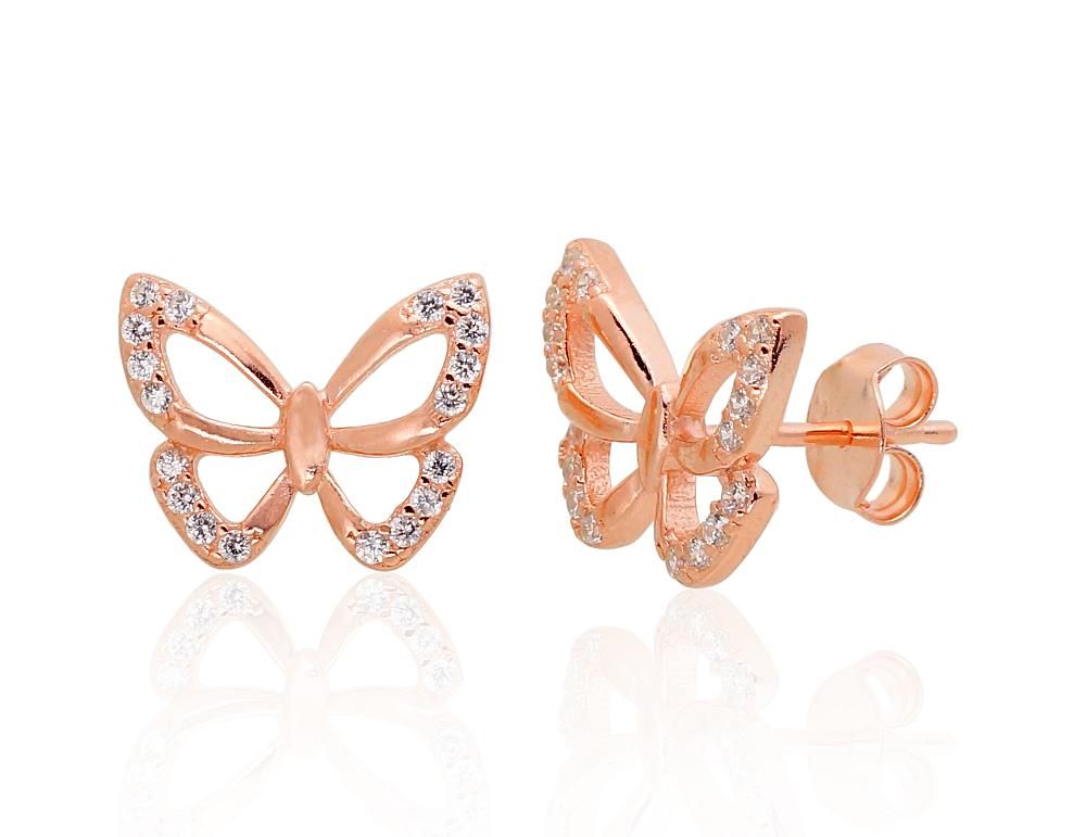 Gold Plated Silver Earrings A2203479PAuRCZ