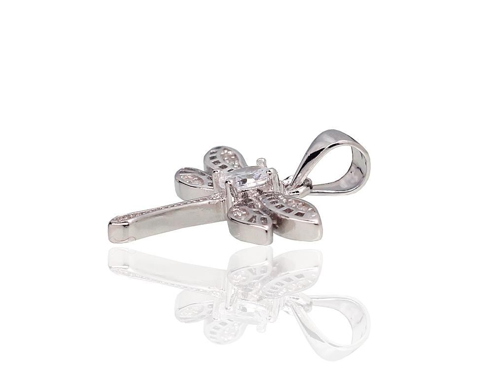 Silver Pendant A2301926PRhGrCZ