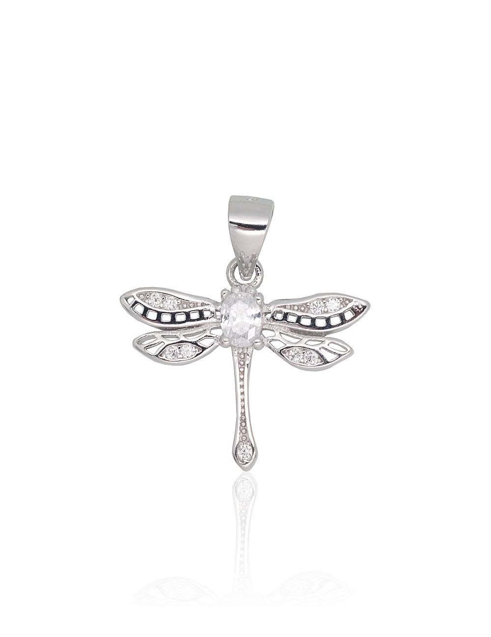 Silver Pendant A2301926PRhGrCZ