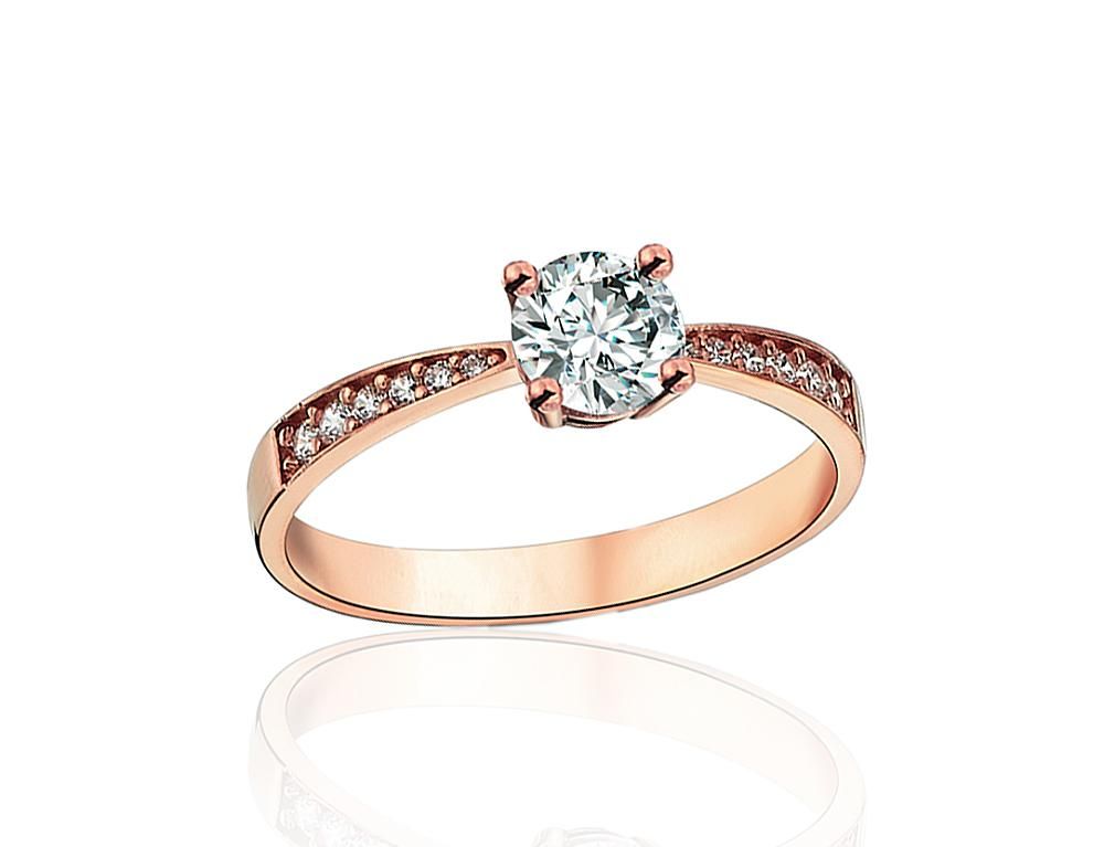 Gold Engagement Ring A1101248AuRCZ