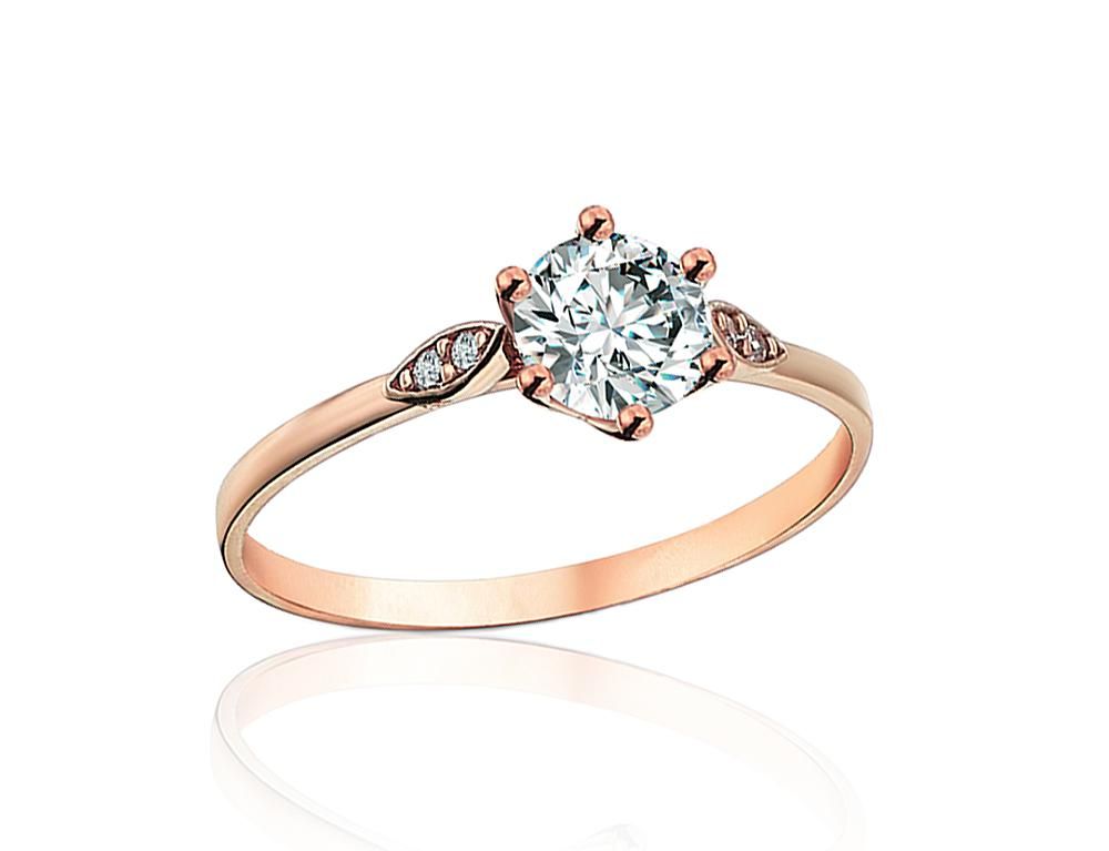 Gold Engagement Ring A1101249AuRCZ