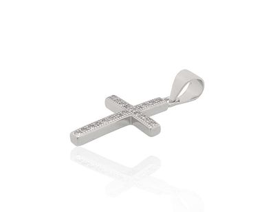 Silver pendant A2302030PRhGrCZ Silver 925° Rhodium Plating Zirkons Crosses and Icons
