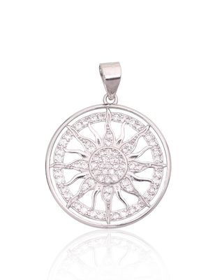 Silver pendant A2301993PRhGrCZ Silver 925° Rhodium Plating Zirkons  Women