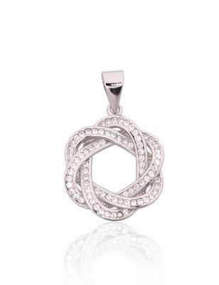 Silver pendant A2301989PRhGrCZ Silver 925° Rhodium Plating Zirkons  Women
