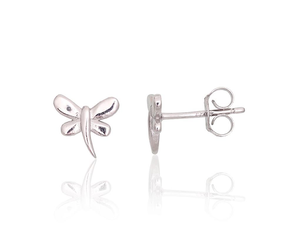 Silver stud earrings A2204090PRhGr Silver 925° Rhodium Plating stud