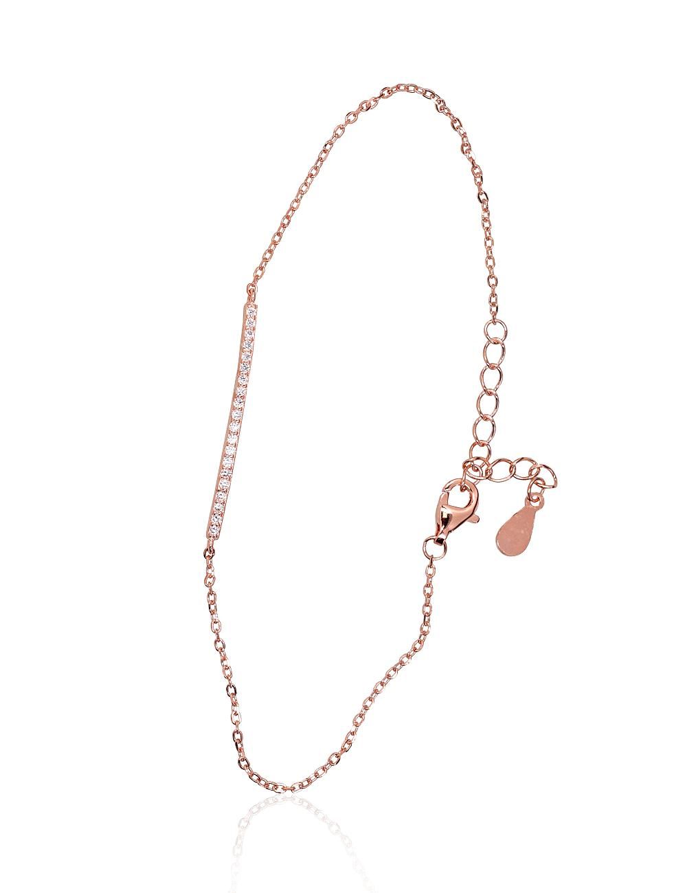 Silver bracelet A2600432PAuRCZ Silver 925° red gold Plating Zirkons  Gold plated