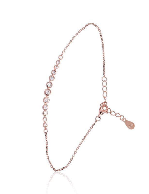 Silver bracelet A2600443PAuRCZ Silver 925° red gold Plating Zirkons  Gold plated