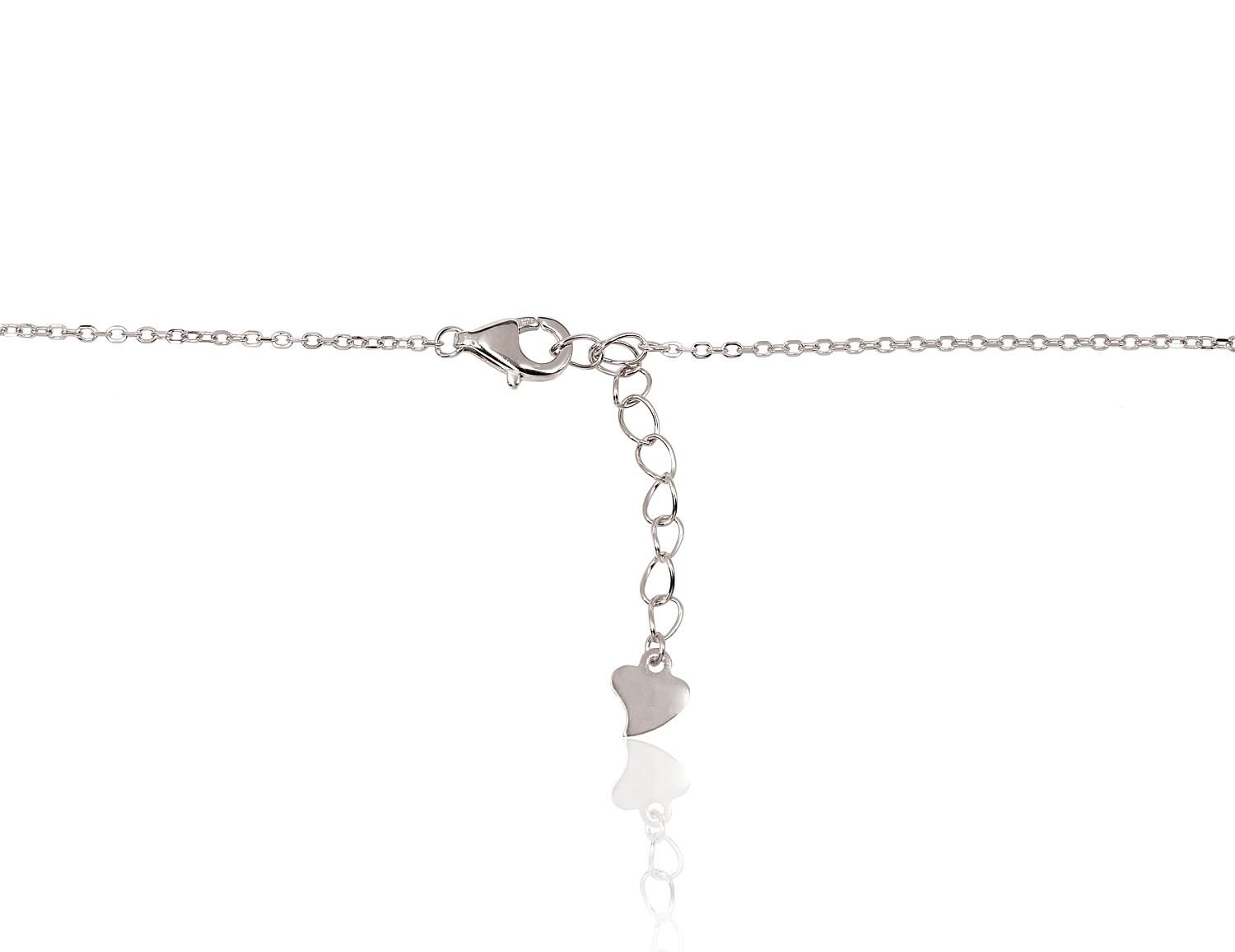 Silver necklace A2500155PRhGrCZ Silver 925° Rhodium Plating Zirkons