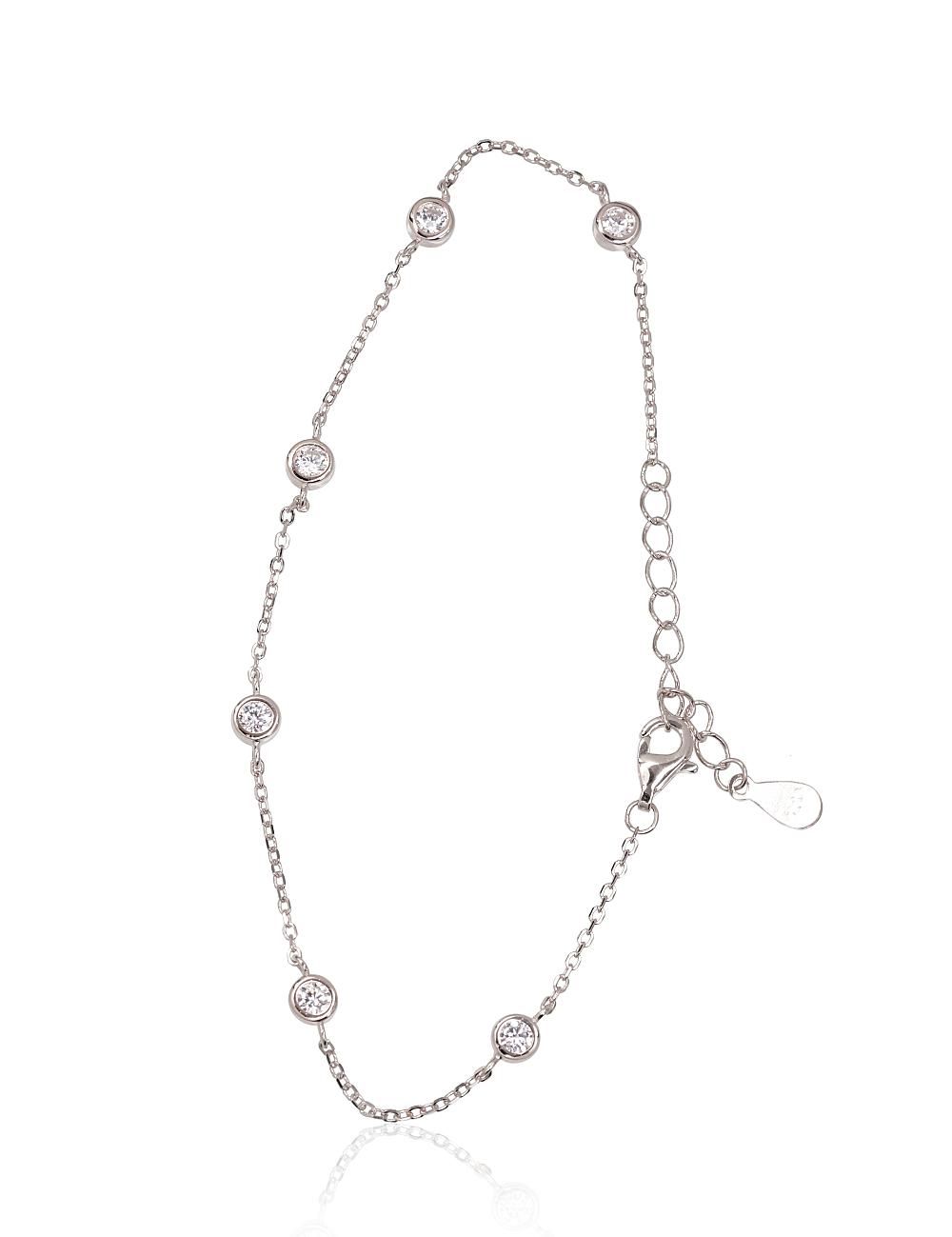 Silver bracelet A2600431PRhGrCZ Silver 925° Rhodium Plating Zirkons