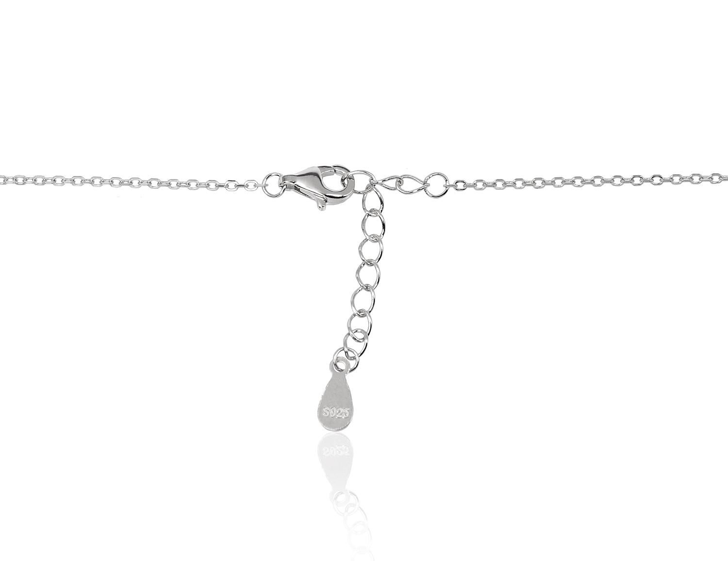 Silver necklace A2500156PRhGrCZ Silver 925° Rhodium Plating Zirkons