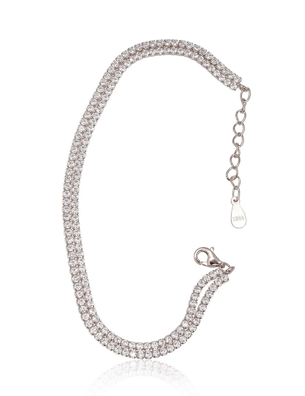 Silver bracelet A2600434PRhGrCZ Silver 925° Rhodium Plating Zirkons