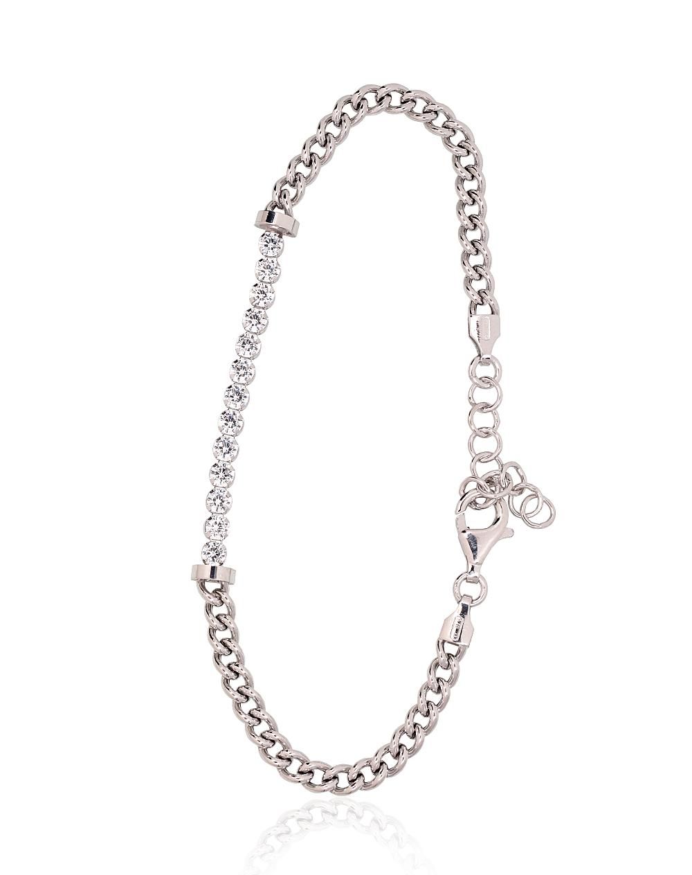 Silver bracelet A2600423PRhGrCZ Silver 925° Rhodium Plating Zirkons