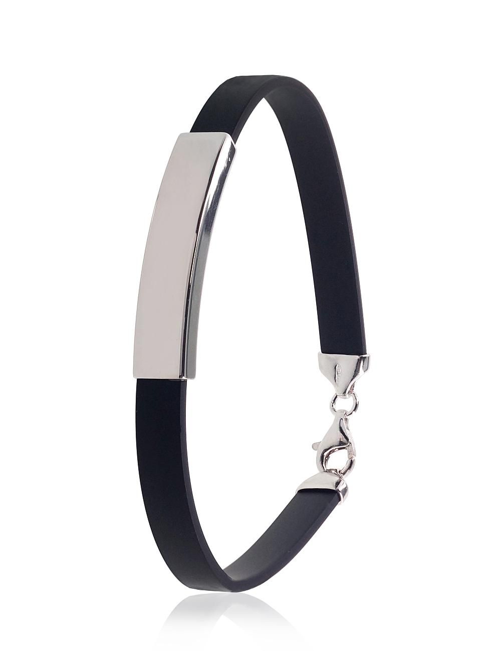 Silver bracelet A2600362PRhGr Silver 925° Rhodium Plating For man