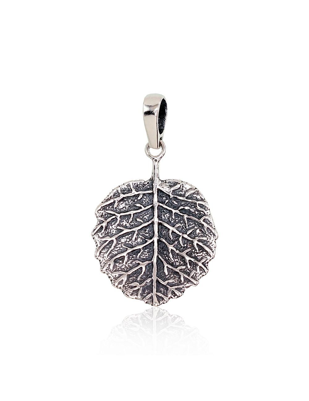 Silver pendant A2301520POxBk Silver 925° oxide Plating Women