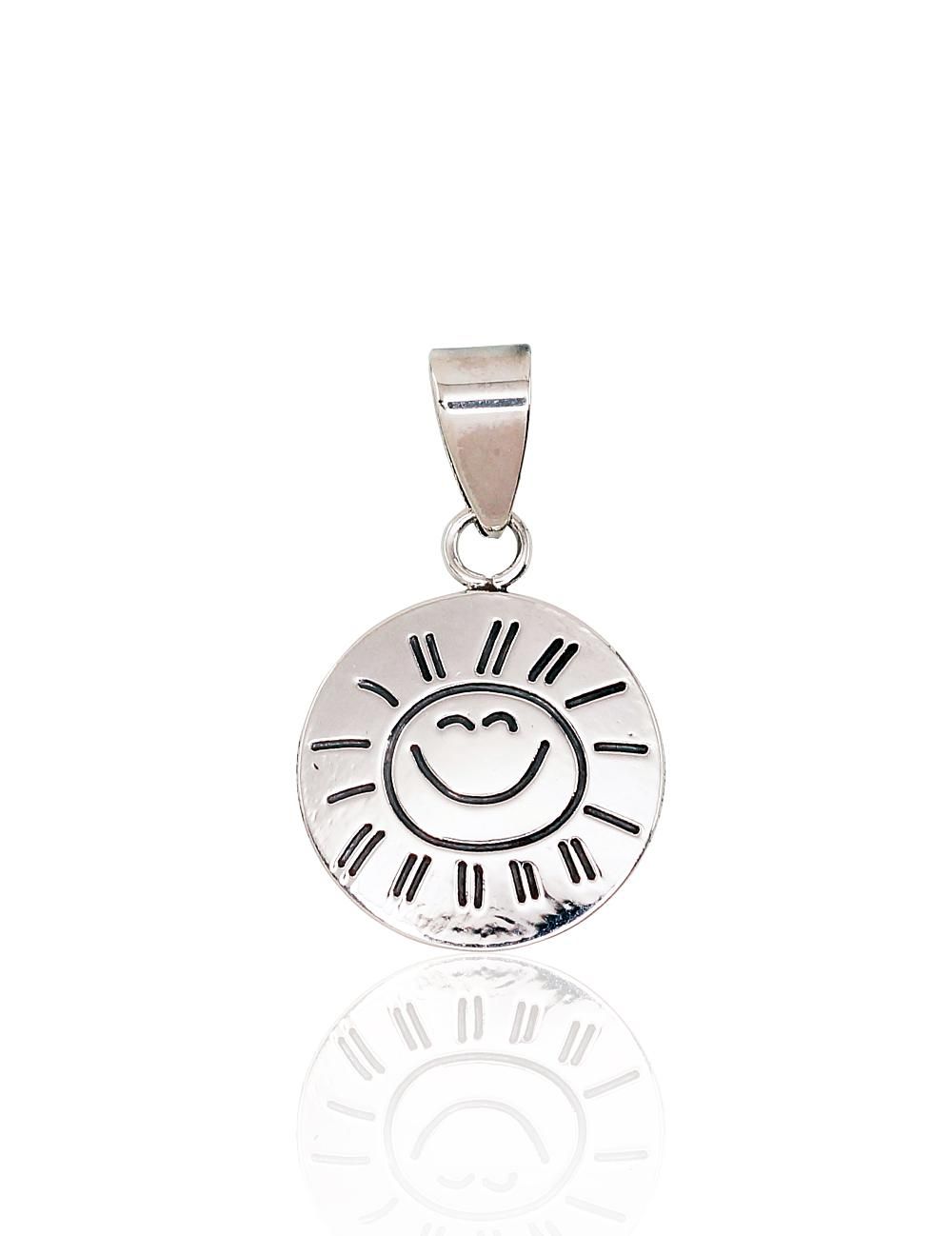 Silver pendant A2301697POxBk Silver 925° oxide Plating Women