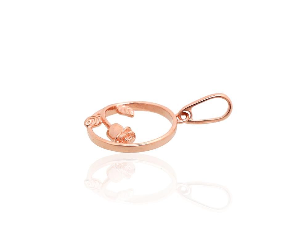 Gold pendant A1301156AuR Red Gold 585° Women