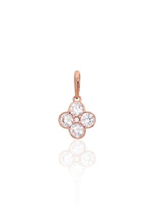 Gold pendant A1301162AuRCZ Red Gold 585° Zirkons  Women