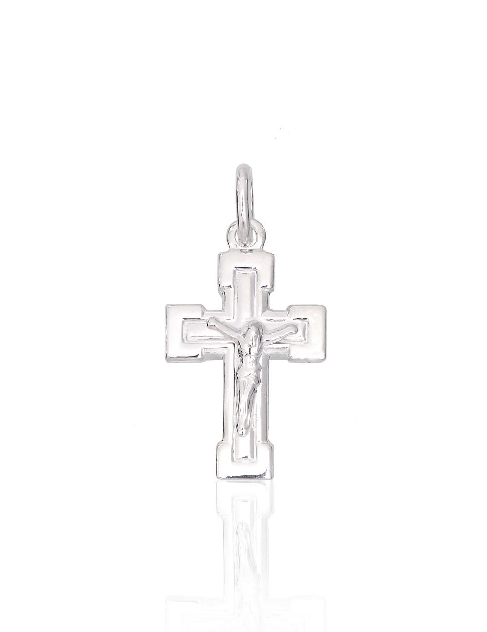 Kreuzchen und kleine Ikonen Silberner Anhänger A2302048 Silber 925°