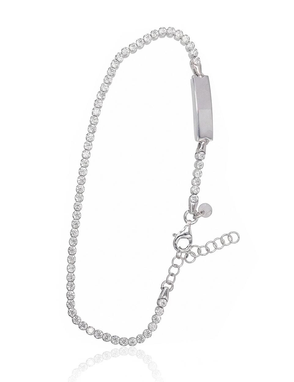 Silver bracelet A2600449PRhGrCZ Silver 925° Rhodium Plating Zirkons