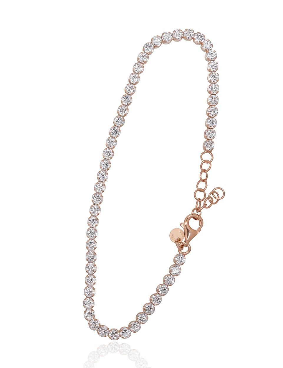 Silver bracelet A2600452PAuRCZ Silver 925° red gold Plating Zirkons  Gold plated