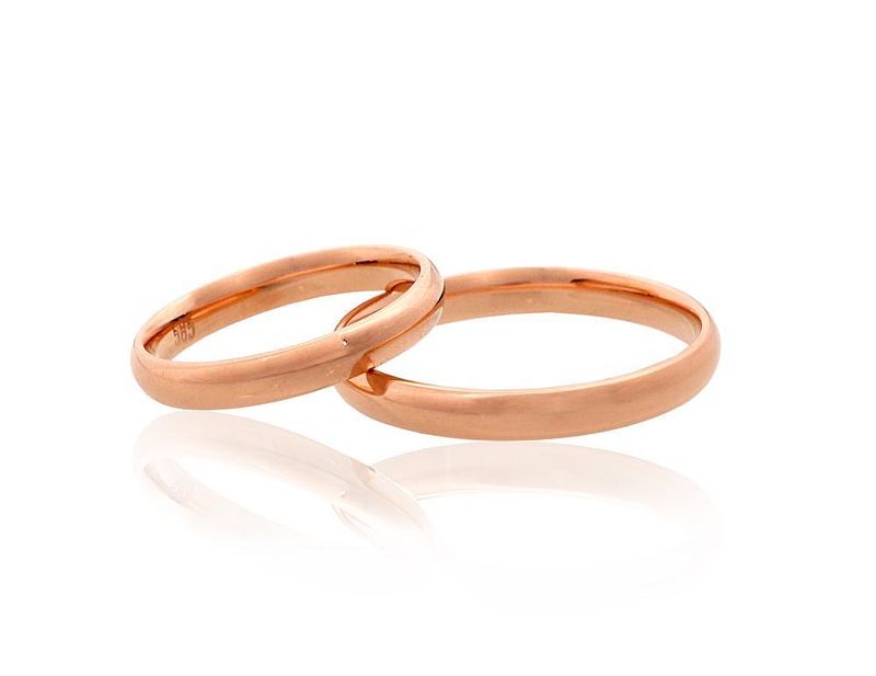 Gold Wedding Ring 3 mm wide A1101090AuR