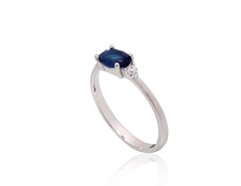 Silver ring A2102013PRhGrCZCZB Silver 925° Rhodium Plating Zirkons  Women