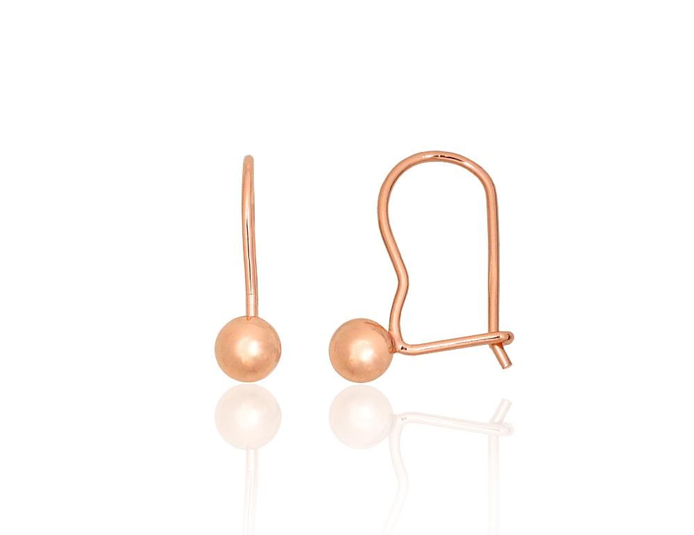 Silver hook earrings A2204337PAuR Silver 925° red gold Plating hook