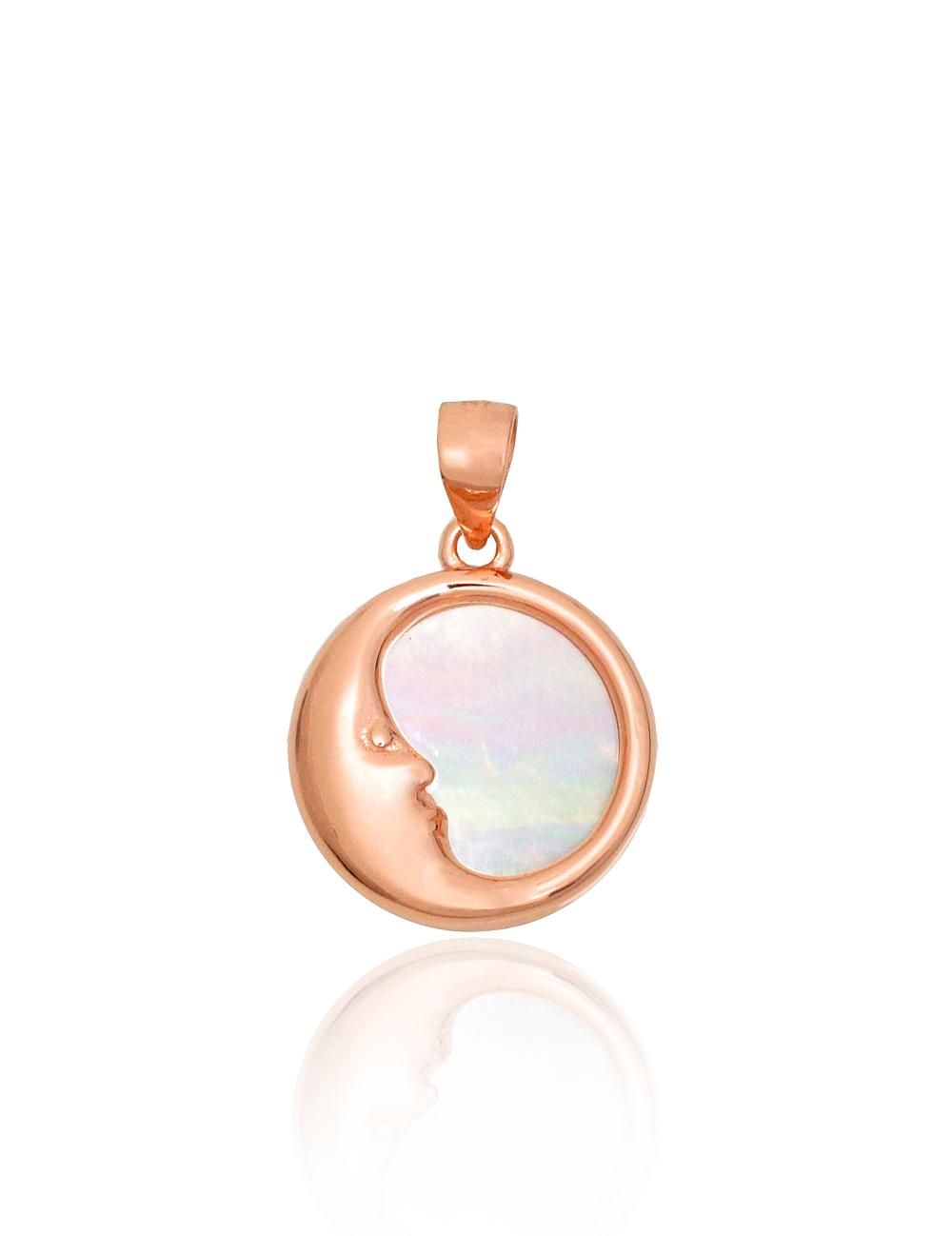 Silver pendant A2302052PAuRPLW Silver 925° red gold Plating Motherofpearl  Gold plated