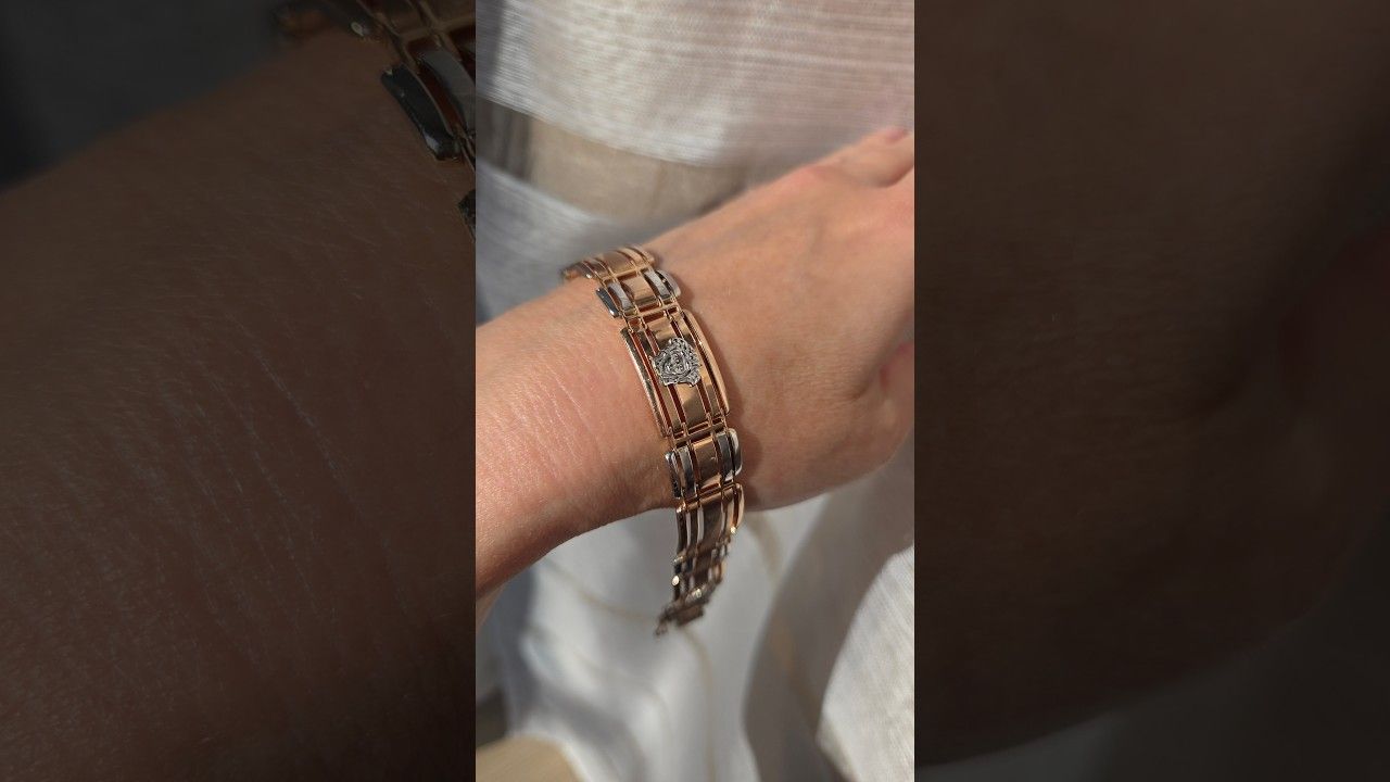 Gold bracelet, 21 cm, lightened
