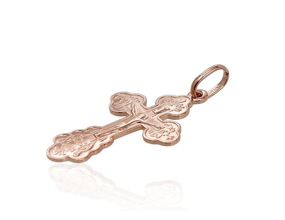 Gold pendant A1300513AuR Red Gold 585° Crosses and Icons Ortodox