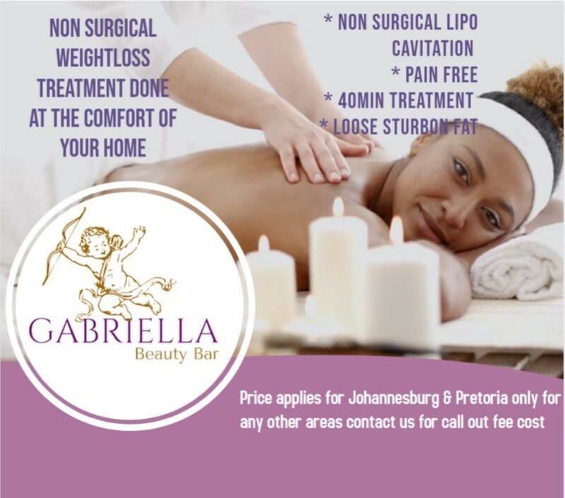 ULTRASONIC FAT CAVITATION TREATMENT 1 BODY PART INCLUDING CALL OUT FEE