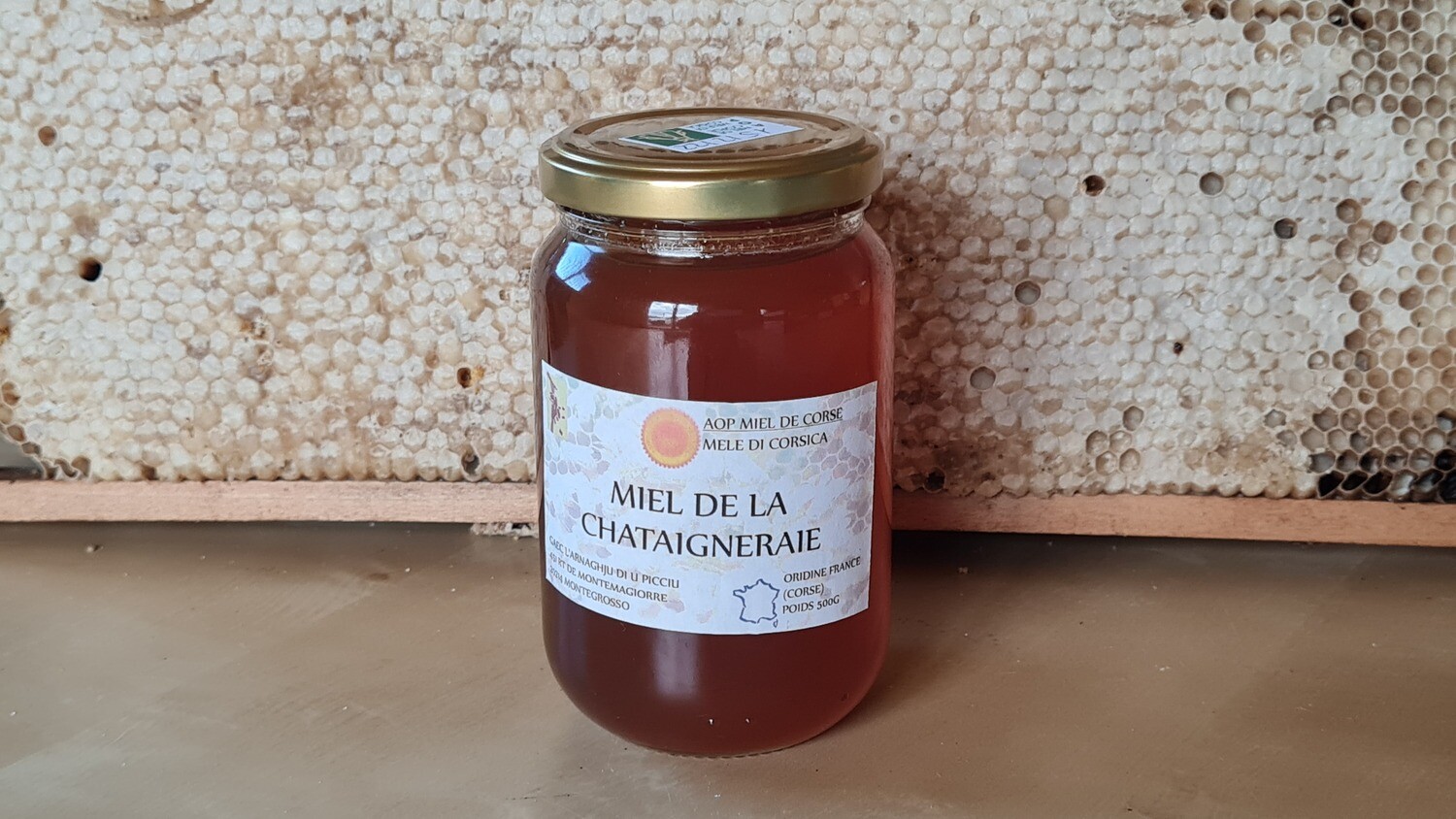 miel de la chataigneraie AOP miel de Corse pot de 500gr