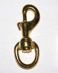 SWIVEL BRASS FLAGPOLE SNAPS