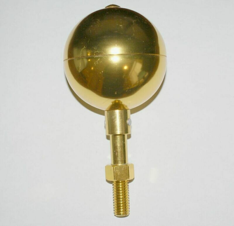 GOLD BALL FLAG POLE TOPPER