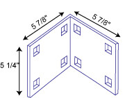GALVANIZED INSIDE CORNER