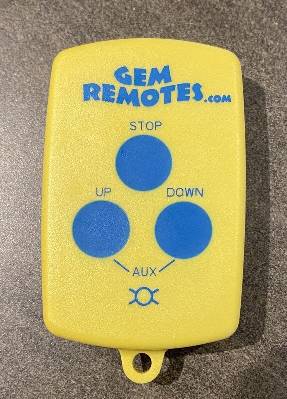 GEM REPLACEMENT TRANSMITTER 3 BUTTON