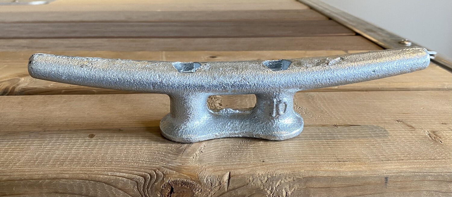 STANDARD GALVANIZED DOCK CLEAT 10&quot;