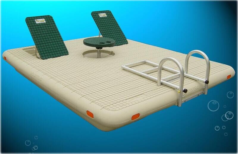 WAVE ARMOR OTTER ISLAND SWIM RAFT BEIGE w GREEN