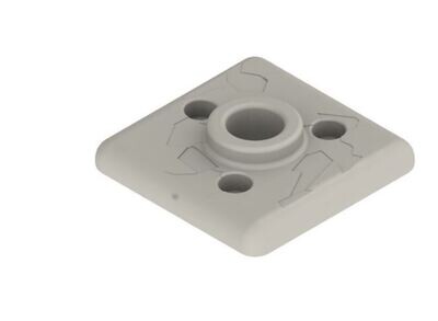 WAVE ARMOR 2&#39;&#39; SQUARE PIPE SLEEVE BEIGE