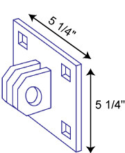 GALVANIZED FEMALE T CONNECTOR