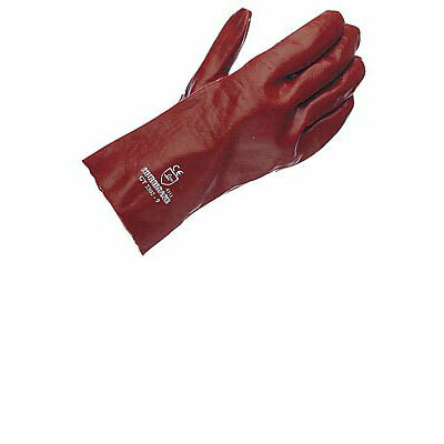 Red PVC 11 inch Gauntlets