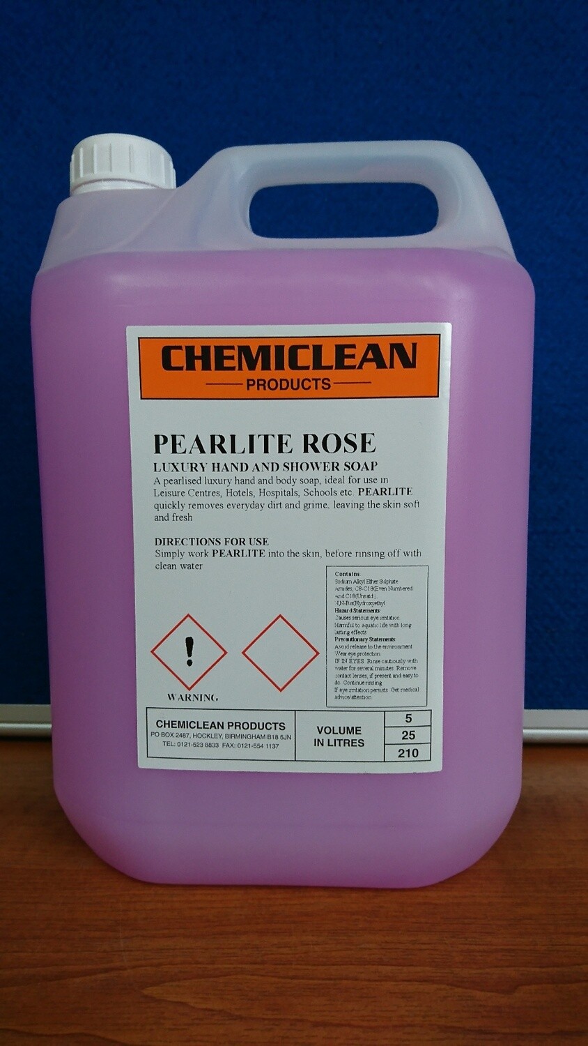 PEARLITE Luxury Liquid Hand and Shower Soap 10 litres