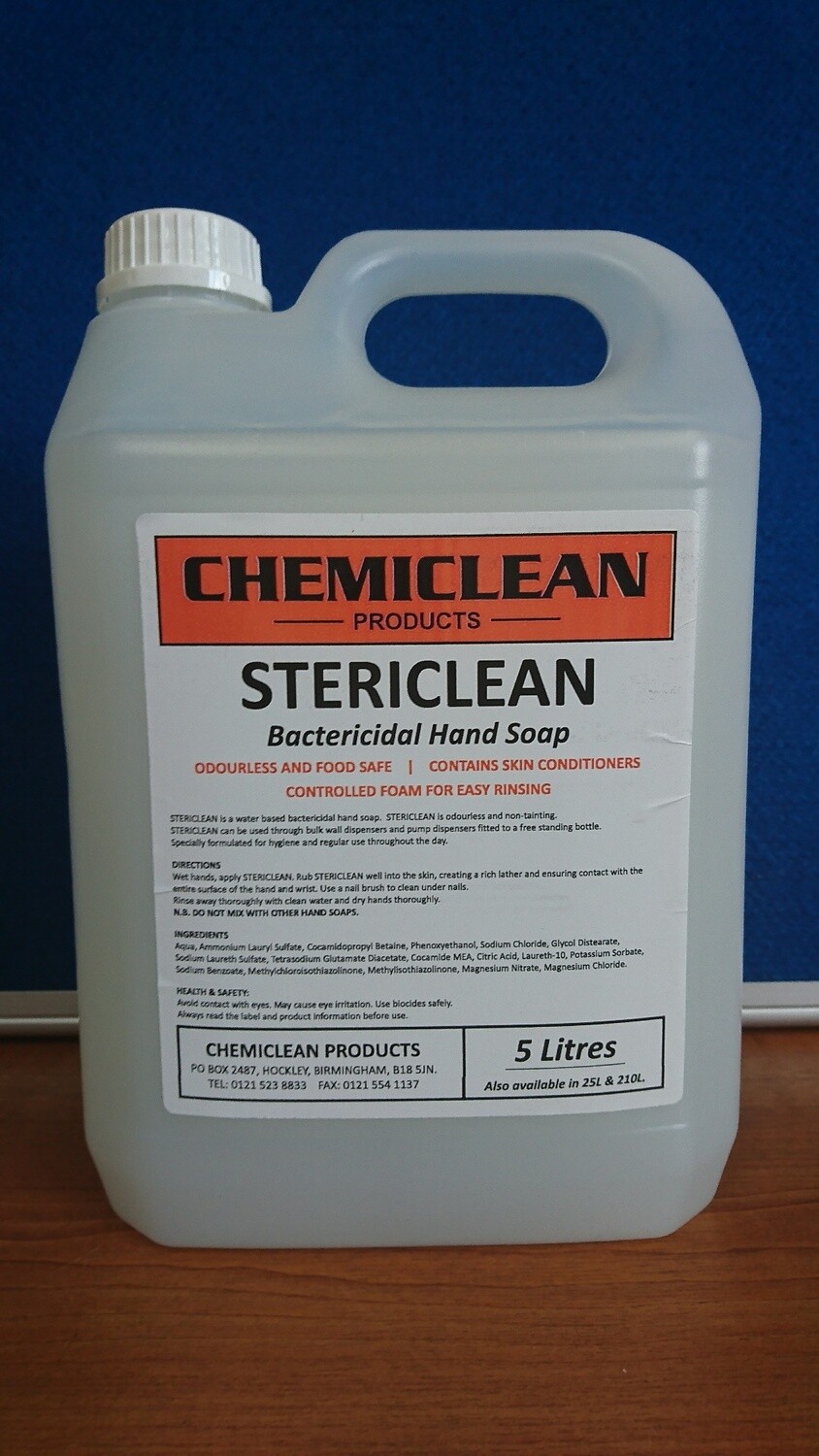 STERICLEAN Bactericidal Hand Cleaner (Foodsafe) See alternative product MAESTRO