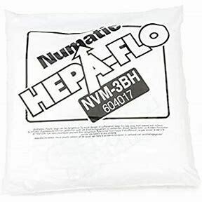 604017 Numatic HEPA FLO Disposable Bags for 570 series