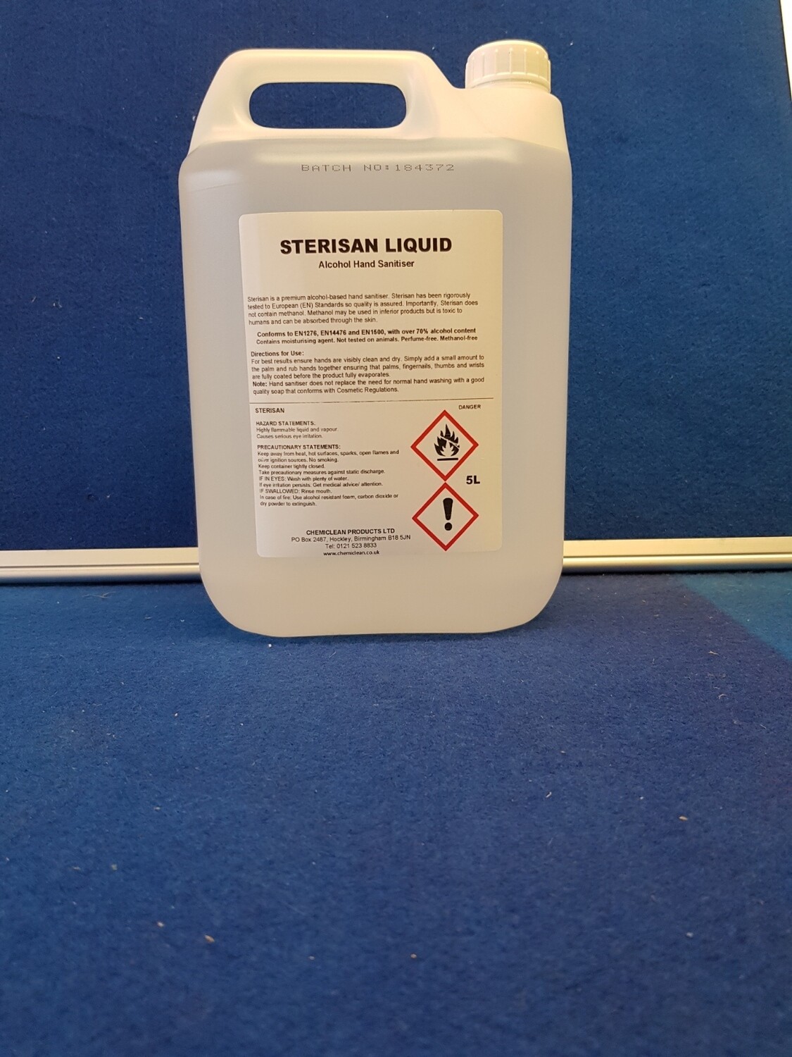 ​STERISAN Liquid Alcohol Hand Sanitiser and Hard Surface Cleaner