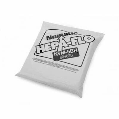 Numatic ( NVM-5BH ) HEPAFLO OPEN FILTER BAGS (MODEL 750 TYPE)